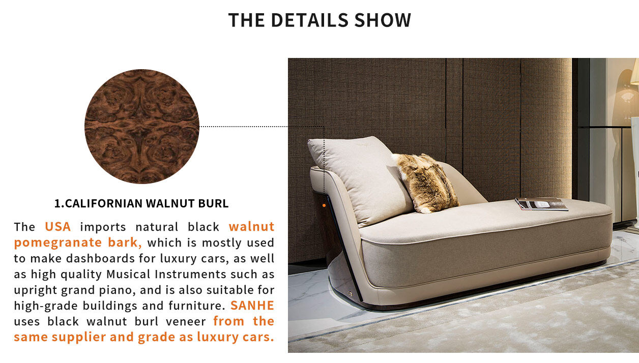 fabric double chaise sofa
